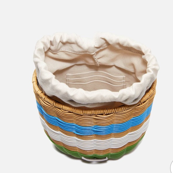 KATE SPADE Buoy Wicker Medium Bucket Bag - Picture 3 of 6